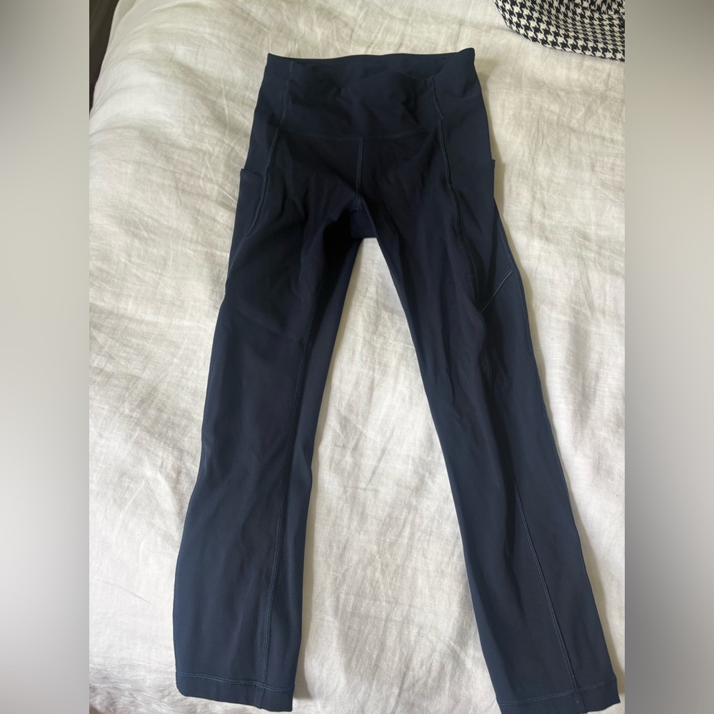 Lululemon Navy Blue Athletic Leggings